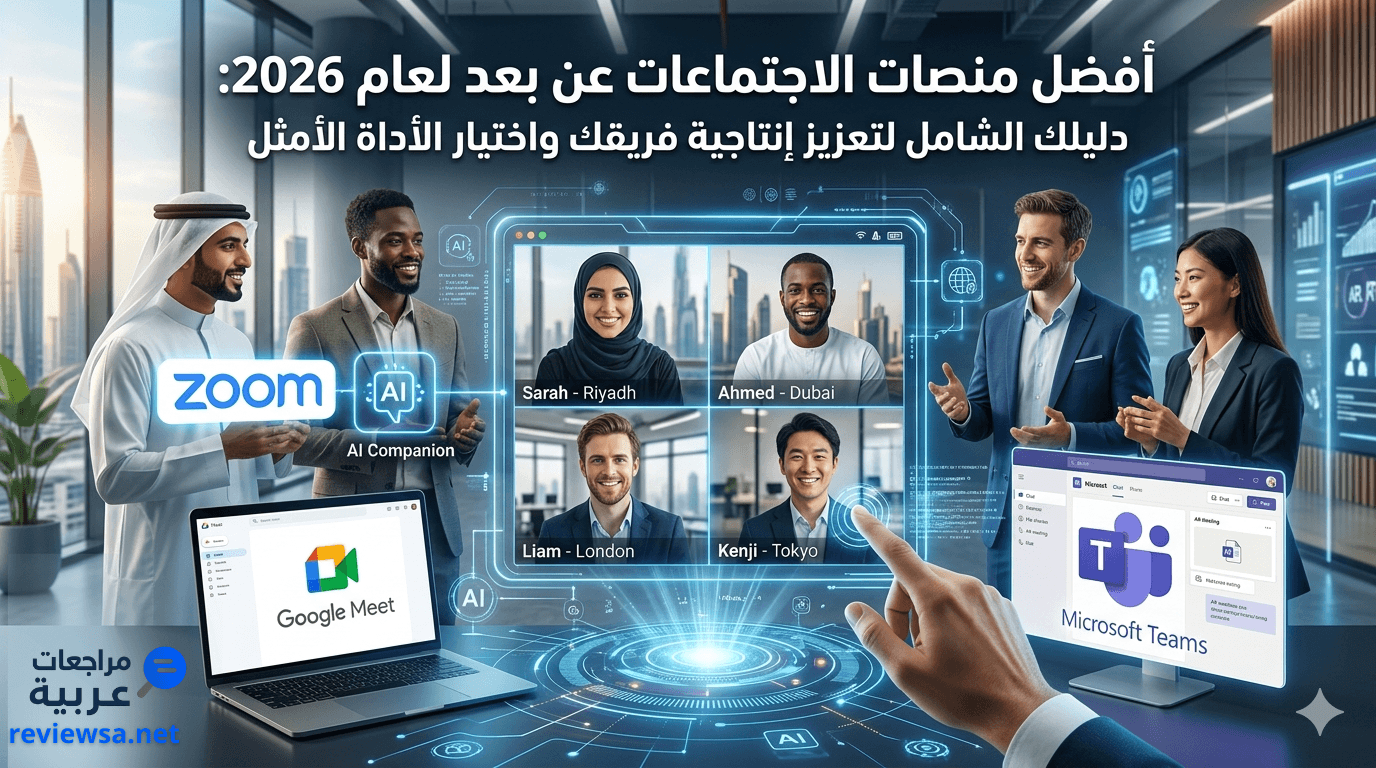 أفضل منصات الاجتماعات عن بعد في 2026