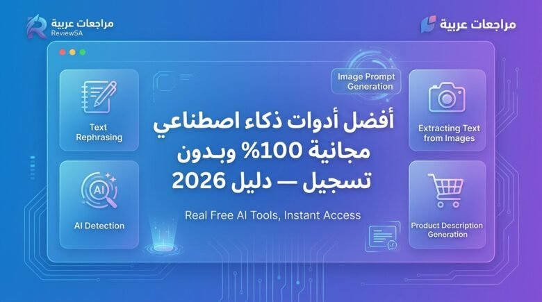 قائمة أفضل مواقع ذكاء اصطناعي مجانية بدون تسجيل لتوليد الأوامر والنصوص - مراجعات عربية
